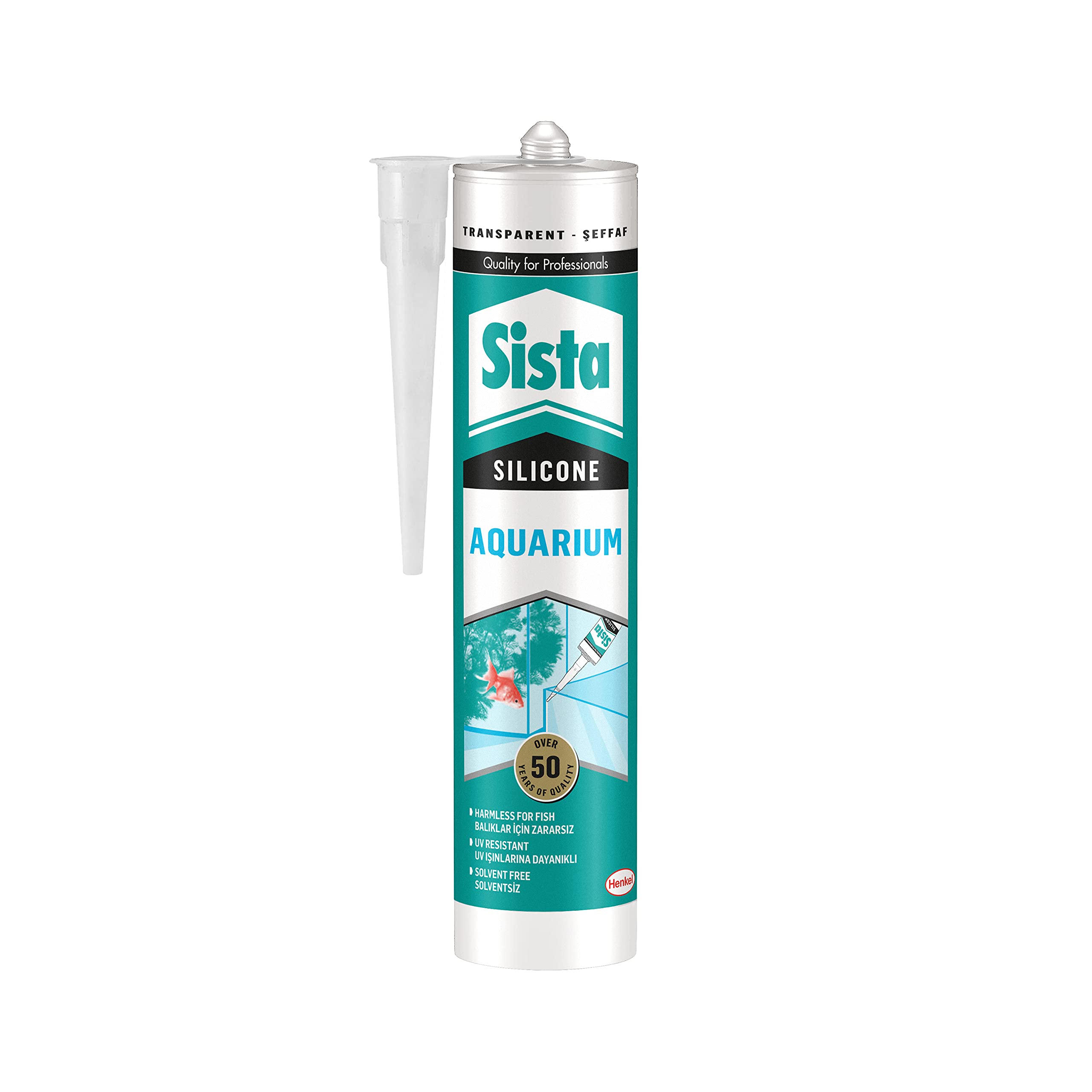 SISTA AKVARYUM SILIKON SEFFAF 280 ML